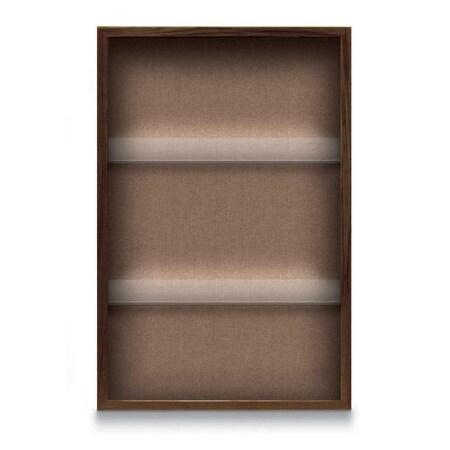 Outdoor Enclosed Combo Board,48x36,Satin Frame/Green & Buff